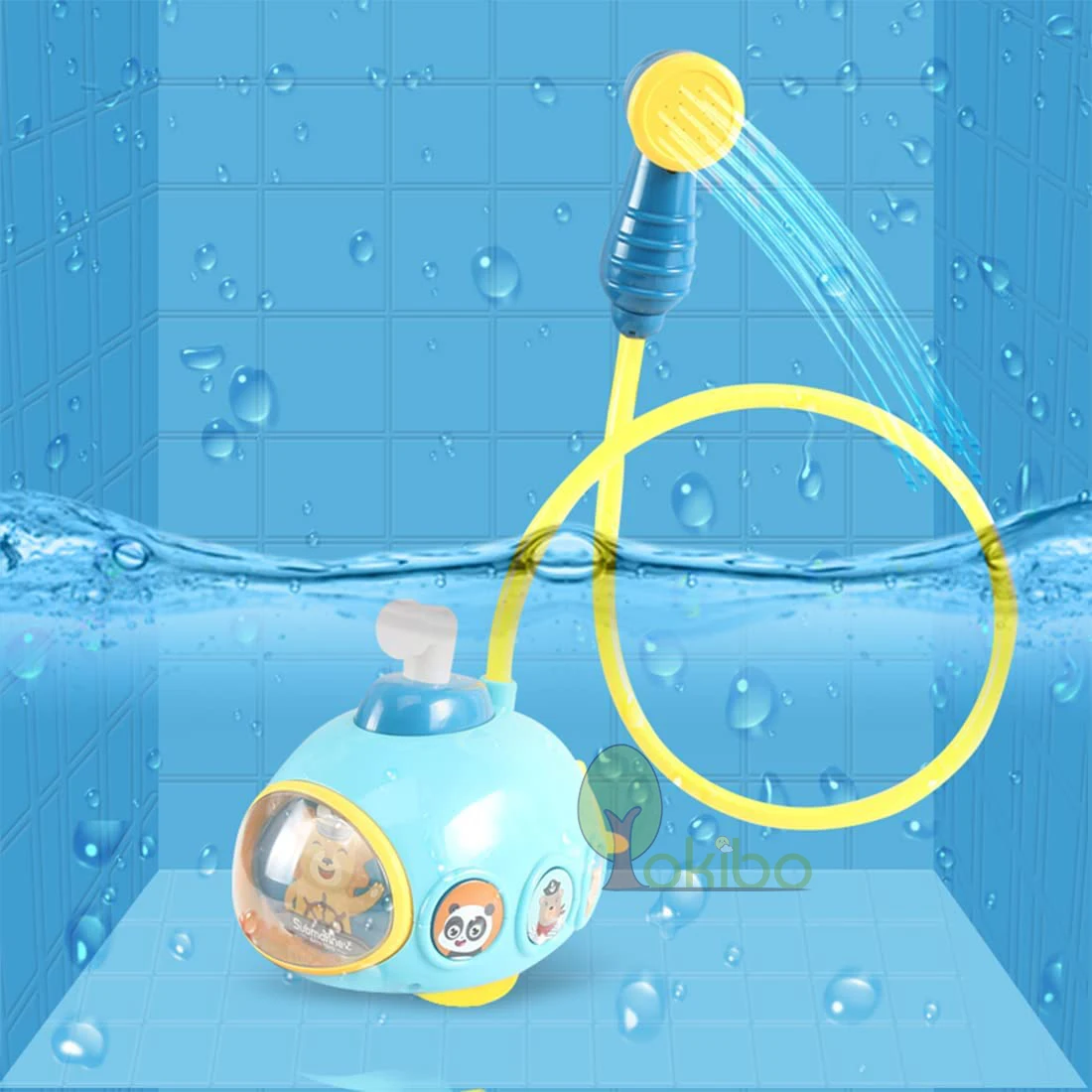 Baby Bath Toys For Kids Submarine Shower Toys Water Toys Spray Water