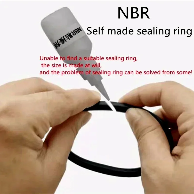 Description Picture 6 of itemNBR Black Rubber Strip Seal OD0.8~10mm High Temperature Oil Resistant Nitrile Sealing Rope Solid High-Quality Round Strip