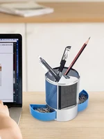 Perpetual Calendar Pen Holder Desktop Decorative Ornaments Alarm Clock Temperature Detection Storage Multi Functional Pen Holder 2