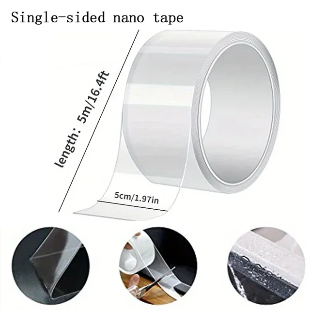 Waterproof and Stain-Resistant Nano Tape: Easy Apply to Seal Pools, Kitchens, for Home & Restaurant Use on Various Surfaces 2
