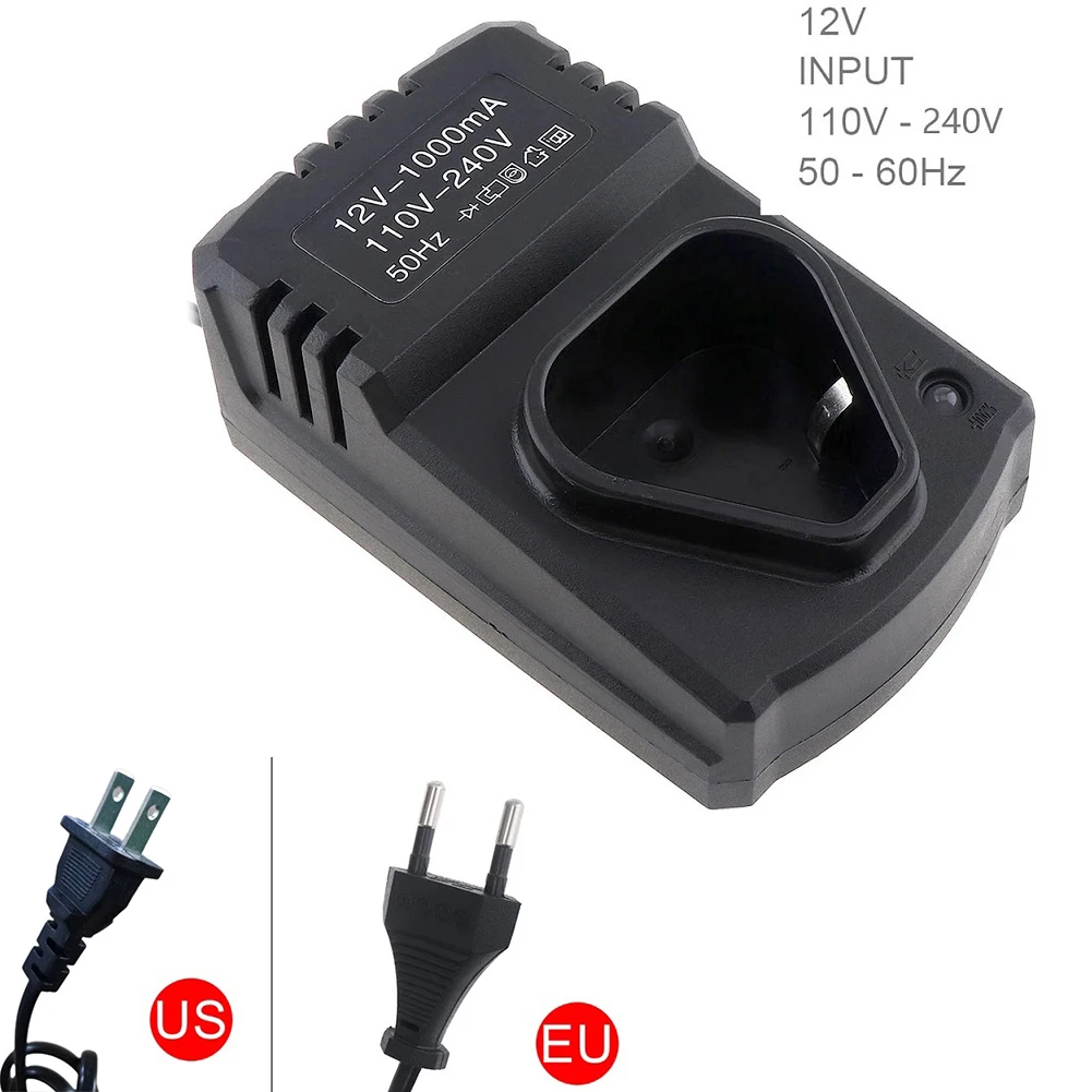 12V DC US/EU Battery Charger 110-240V  Li-Ion Rechargeable Charger Support  Electrical Drill Charger Converter Adapter