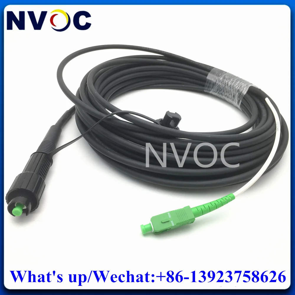 Ip67 Impermeabile Huawei Corning Mini Sc/Apc A Scapc Connettore Optitap 5/7/10M 5.0Mm Cavo Nero Fibra Ottica H Jumper Patch Cord