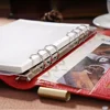 Moterm Personal/ PW Size Metal Spiral Rings Binder Clip With 2 Pairs of Screw For Diary Notebook Planner Binder Clip File Folder 5