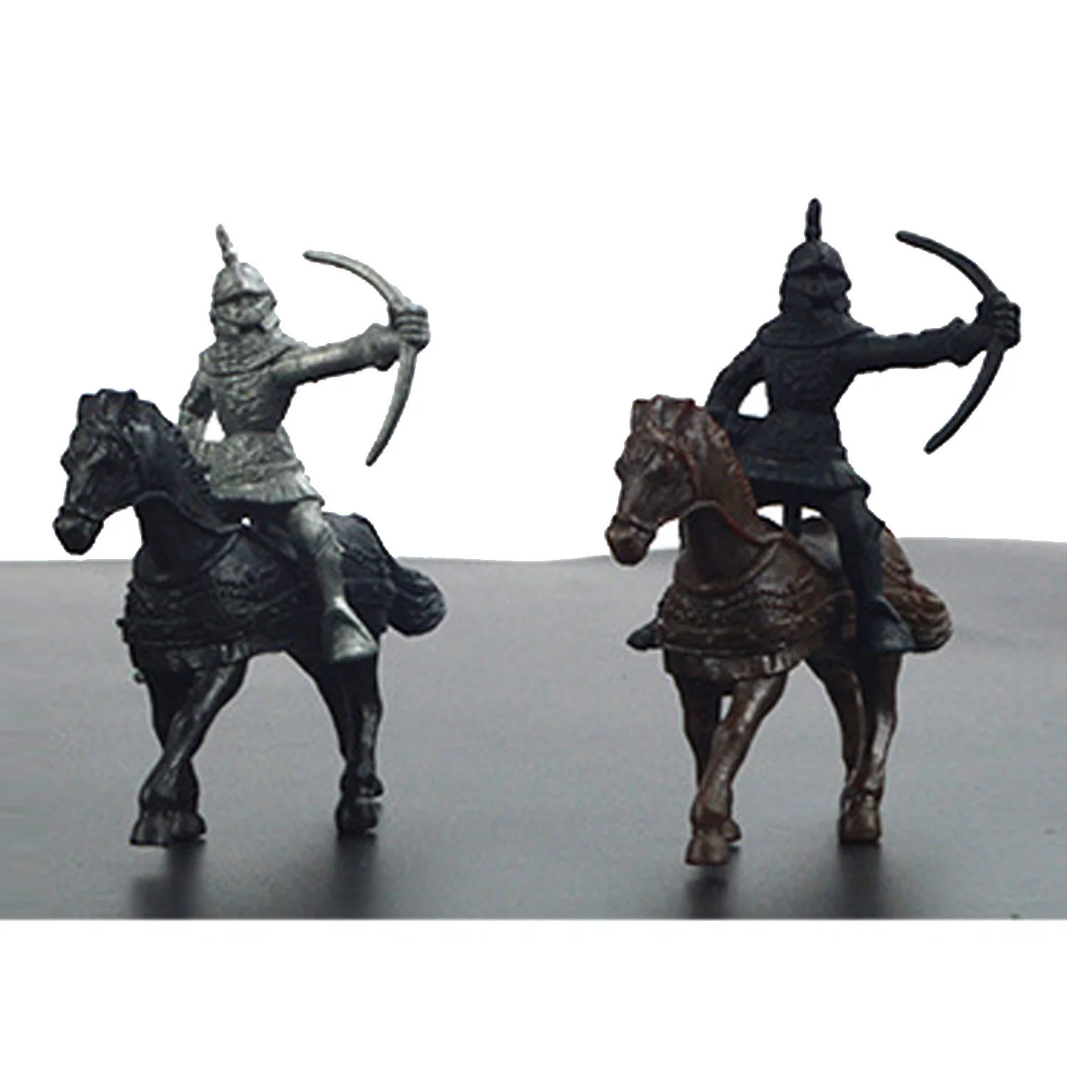 28pcs Plastic Medieval Knights Horses Soldier Military Action Figures Static Model Toys Playing Kit for Kids Children Gifts