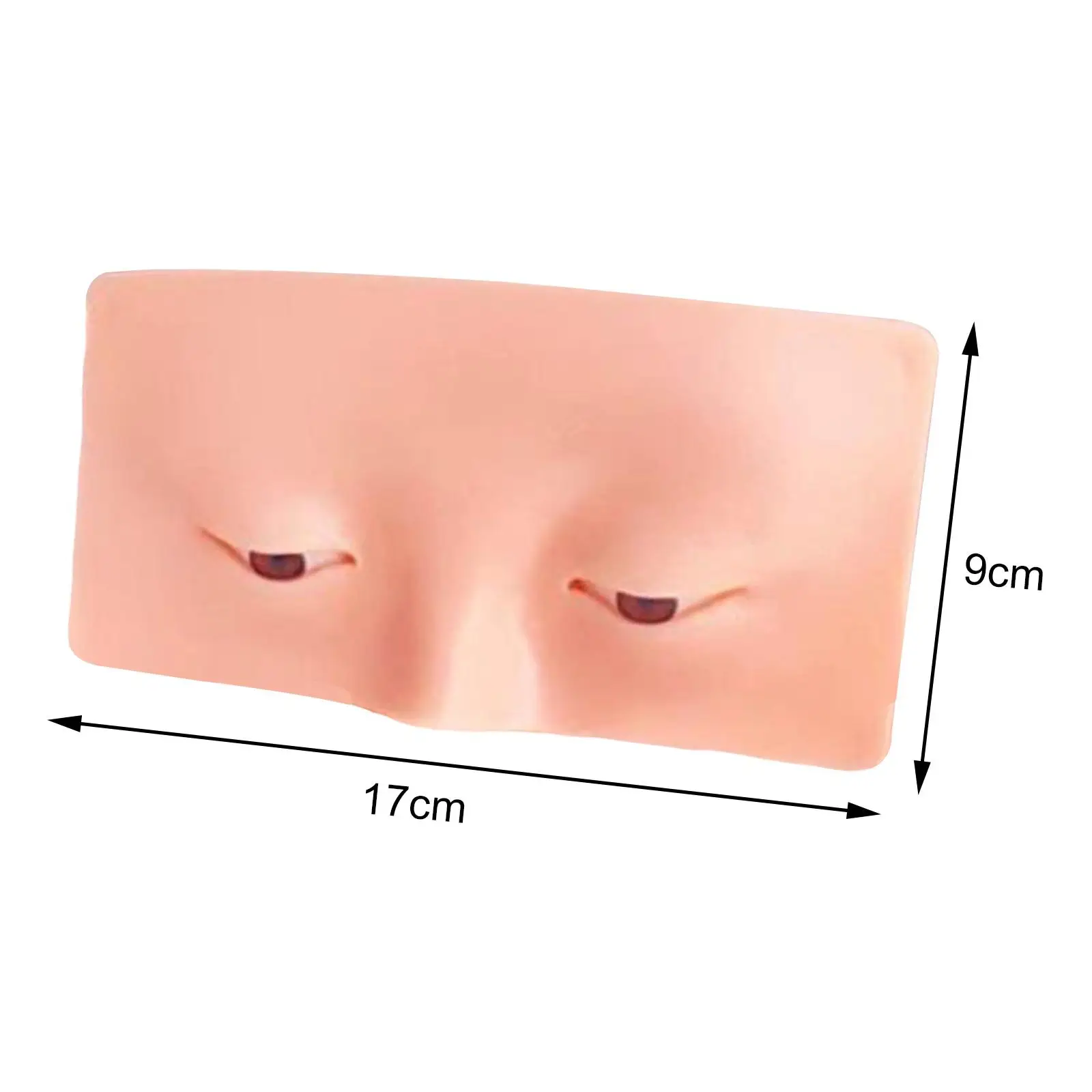 eye Makeup Practice Face Accessory Makeup Mannequin Face Easy to Use The Perfect Aid to Practicing Makeup for Makeup Artists