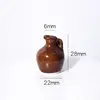 1PC Mini Ceramic Vase Crafts Arrangement Flower Home Garden Decorations Ornament Model Micro-landscape resin model decoration 5
