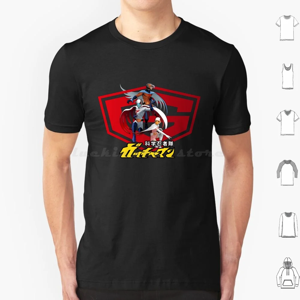 Battaglia Dei Pianeti. Maglietta Gatchaman Big Size 100% Cotone Battaglia Dei Pianeti Gatchaman G Force Anime Trend Cartoon