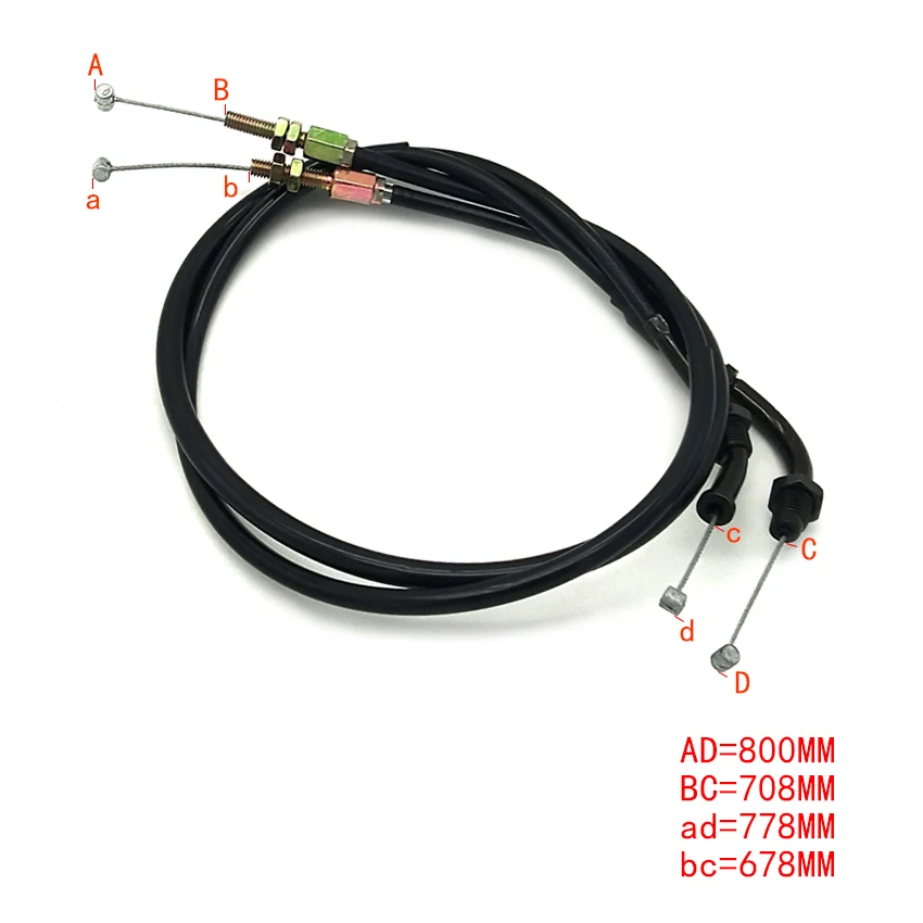 

Throttle Accelerator Cable For Honda CBR600RR CBR600 CBR1000RR CBR1000 17910-MEE-000 17920-MEE-D00 17910-MEL-000 17920-MEL-000