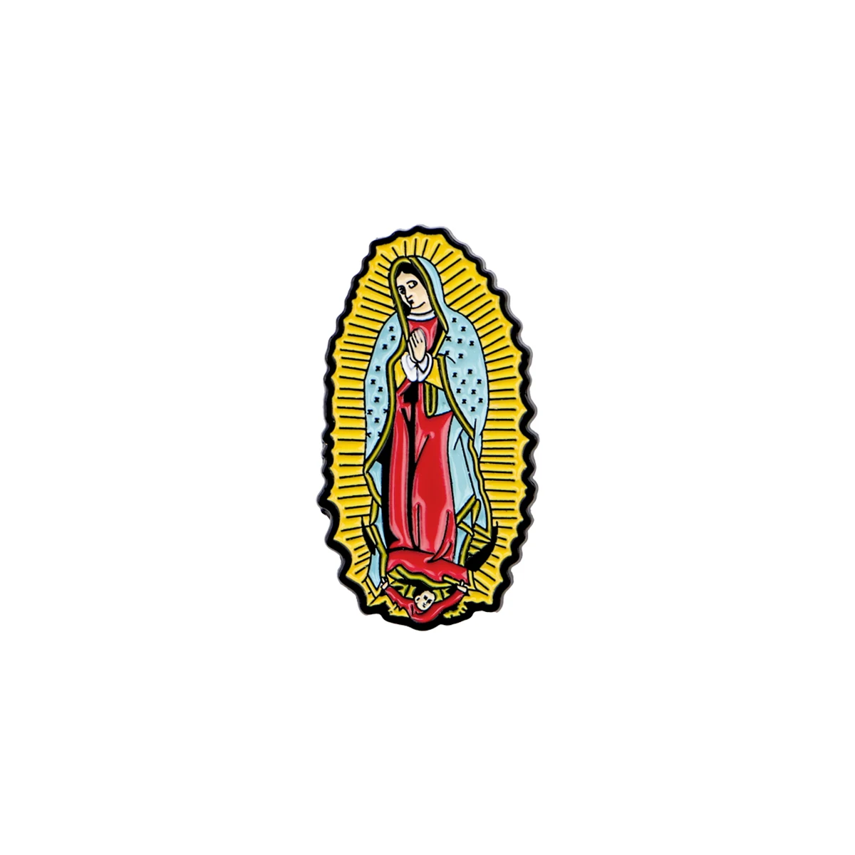 Inspirational 'Jesus Loves You' Enamel Pin - Faith-Driven Custom Brooch for Clothing & Accessories