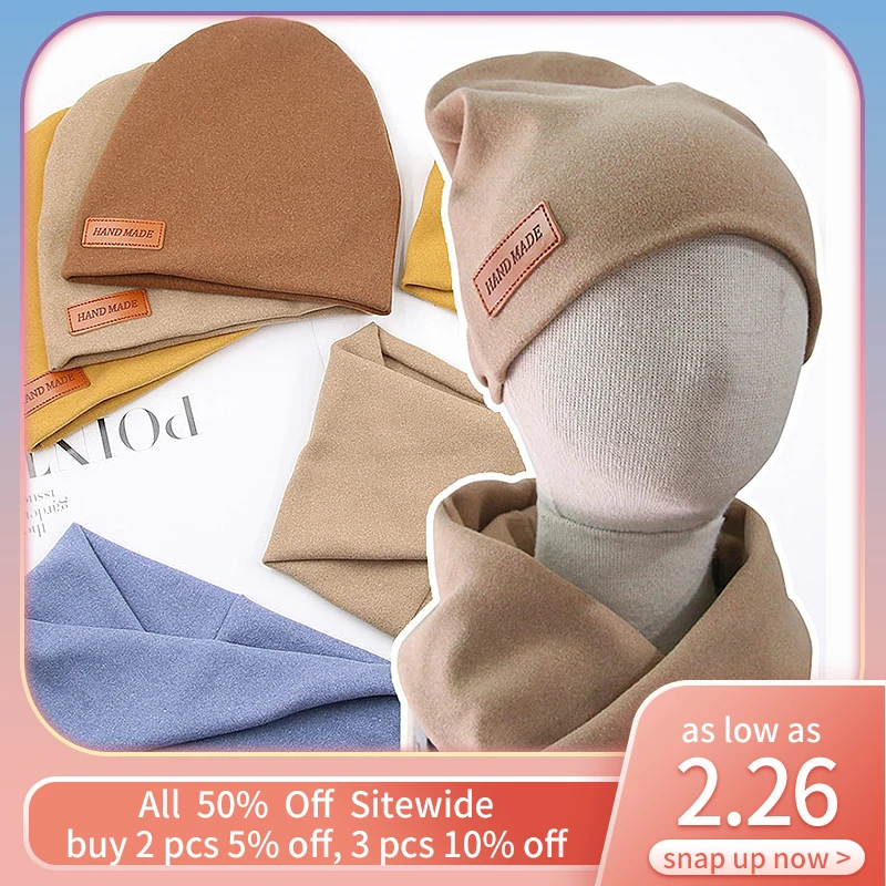 Winter Warm Skull Cap & Scarf Set - Fleece Lined Beanie Hat For Men & Women, Mom & Dad - View #5