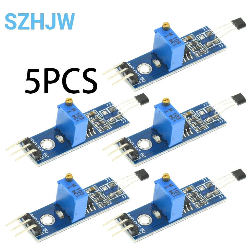 Hall Effect Sensor Module for Speed and Motor Rotation Detection (1-10 Pack)