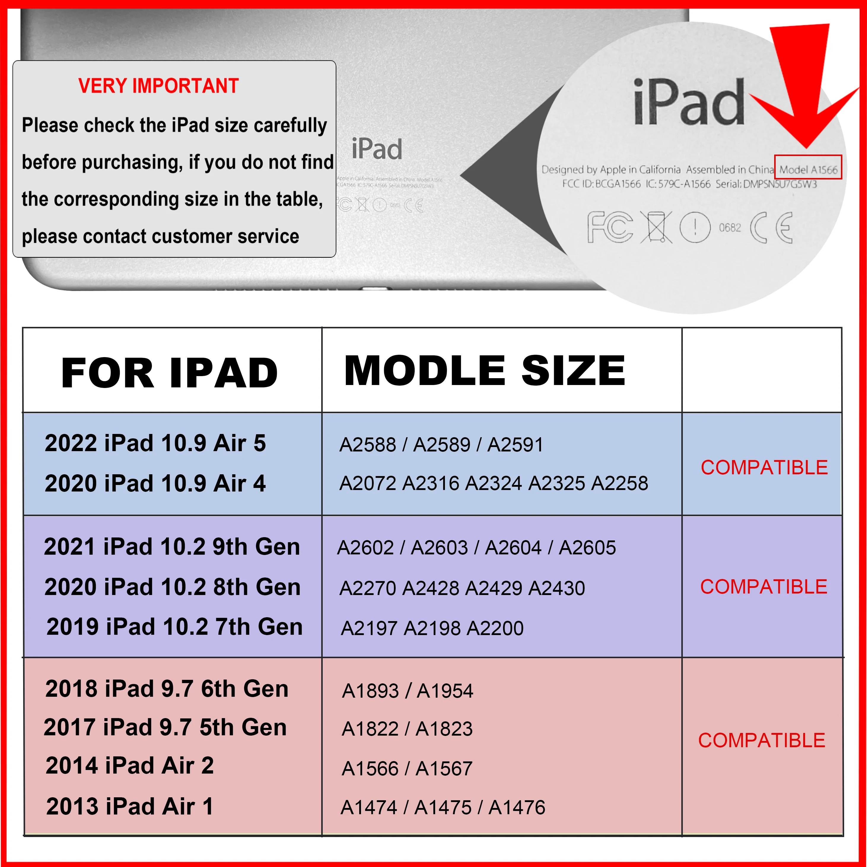 For iPad Pro 11 Case iPad Air 4 Case 10.2 9th 8th Generation Air 5 For ipad 9.7 case 5th 6th