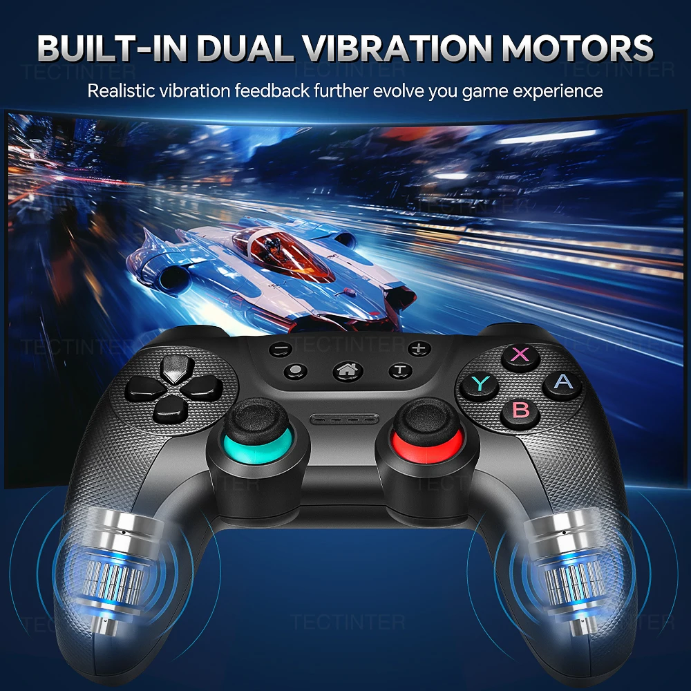 thumbnail image 4 of Mando inalámbrico Bluetooth compatible con Nintendo Switch Pro, Switch Oled y Switch Lite, control de PC, joystick, 4 of 5