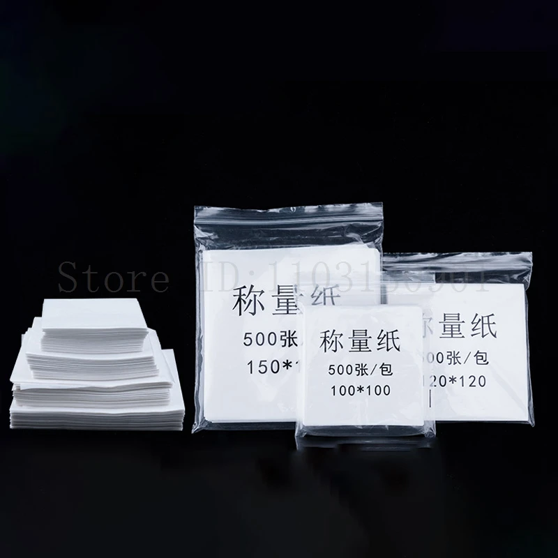실험실용 스퀘어 스무스 설페이트 페이퍼, 무게 측정지, 60mm, 75mm, 90mm, 100mm, 120mm, 150mm, 200mm, 1000 개, 2 팩/로트