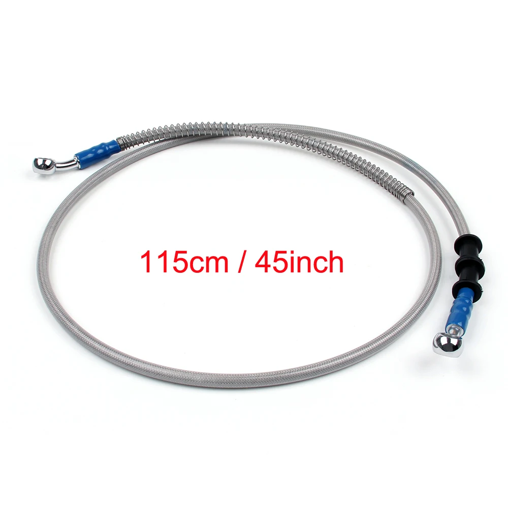 

Artudatech 115 см/45 "M10 тормозной Масляный шланг линия банджо фитинг из нержавеющей стали конец