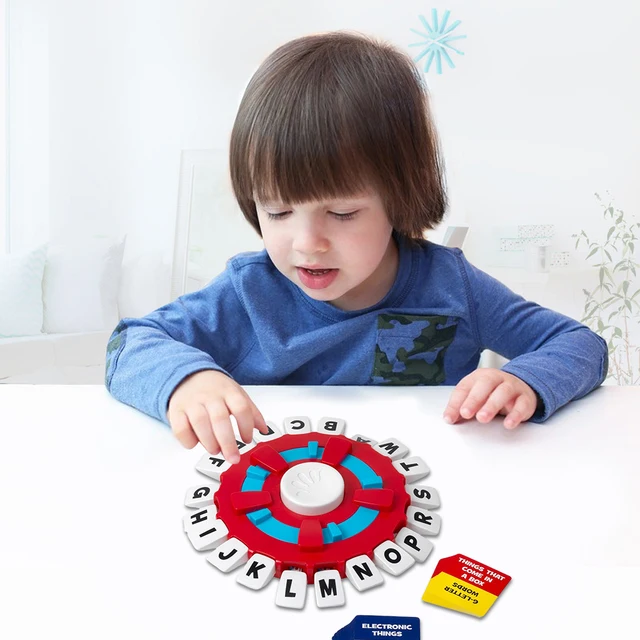 Spanish Tapple Word Game Family Fast-Paced Board Game The Quick Thinking Letter Pressing Tapple Games For Children Puzzle Learn 2