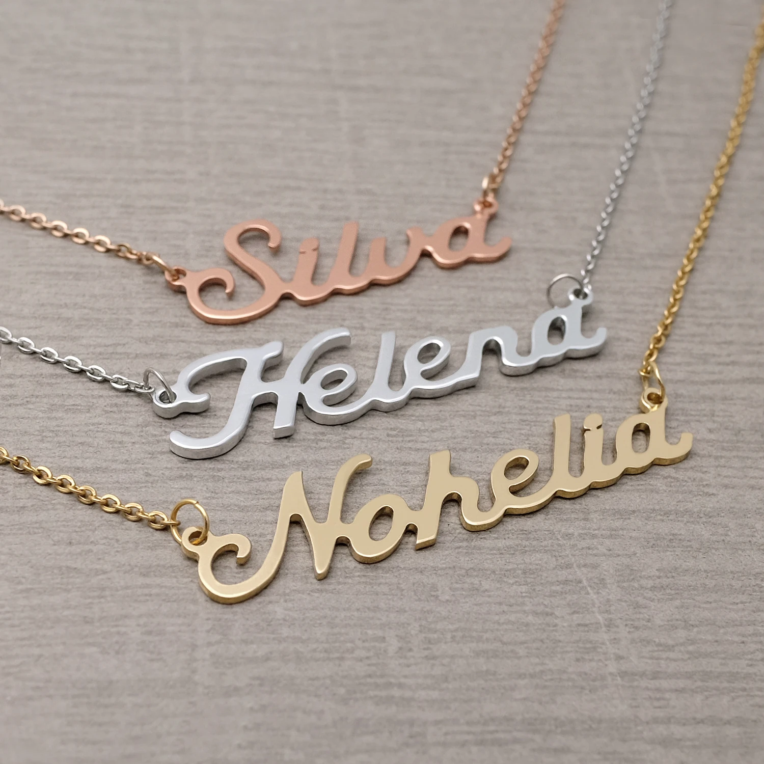 

Customized Name Necklace Personalized Name Necklace Custom Jewelry Women Letter Choker Pendant Nameplate Gift for Her Girlfriend