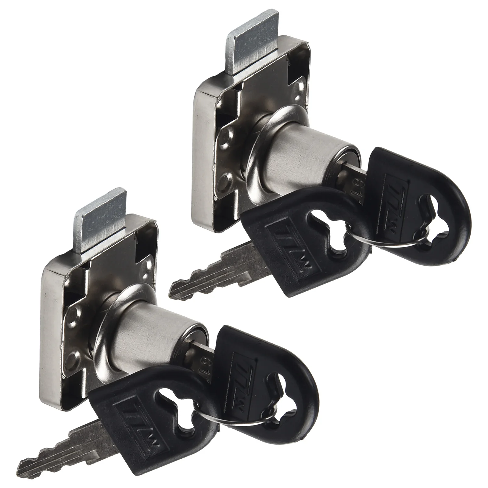 

Bookcase Solid Lock Cabinet Lock Matching Key Wardrobe 2PCS Cabinet Drawer Lock Drawer Lock Bolt Furniture Furniture Drawer Lock