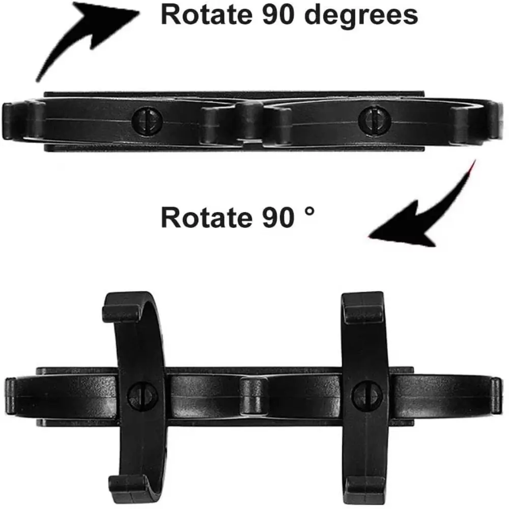 Rotatable Foldable Golf Ball Belt Clip with Tee Holder