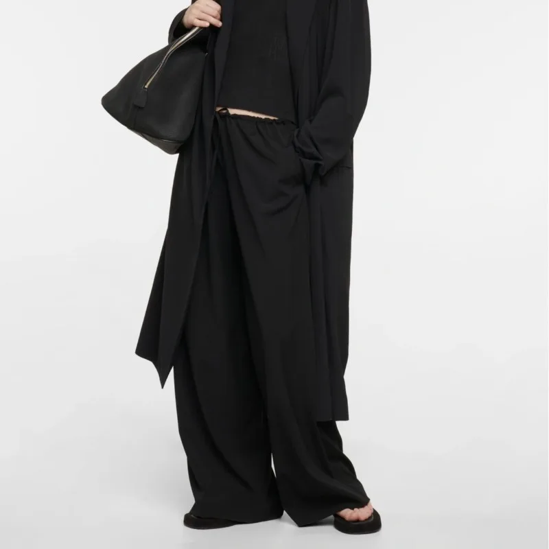 

Женские шерстяные свободные брюки с широкими штанинами