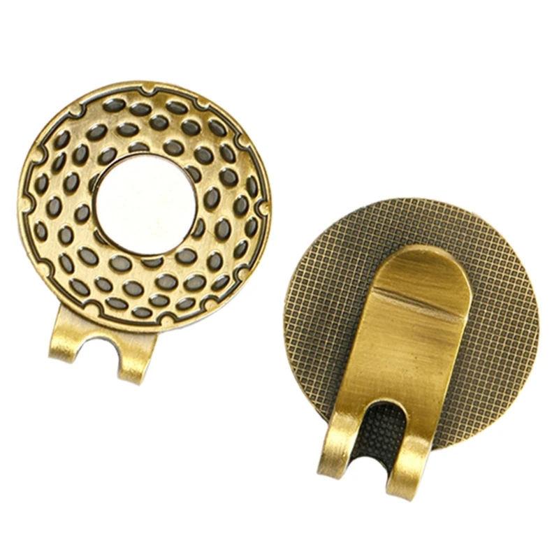 Golf Hat Clips Golf-Ball Marker Holder Zinc Alloy Magnetic for Golf Gloves Hats Bags Hat Visors Belt