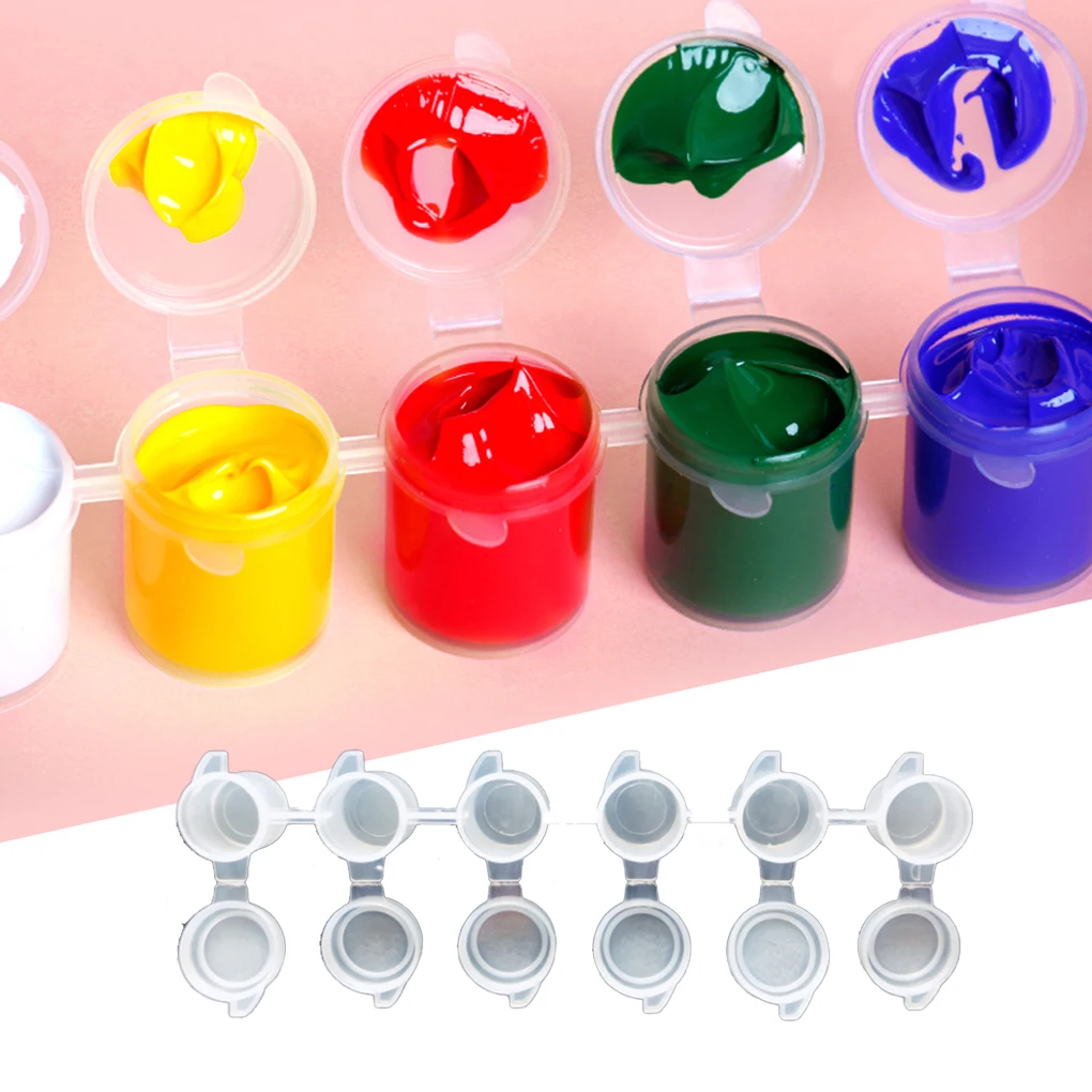 24 Pieces DIY Painting Set Palette Holder Watercolor Pigment Empty Box