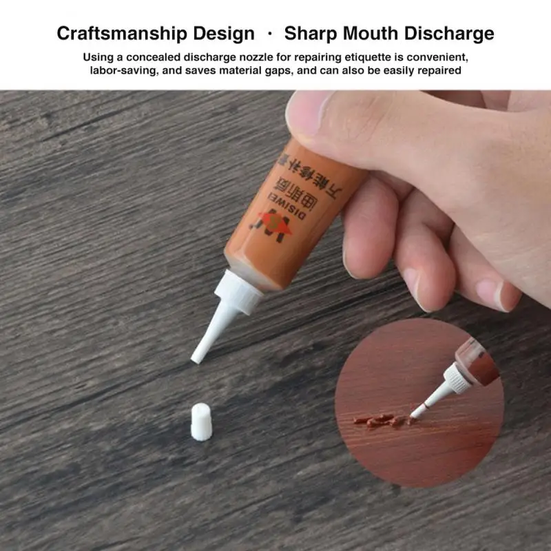 Wood Filler Wood Repair Crayons Repairing Paint for Solid Wood Furniture Paint Putty for Paste Door Floor Repairing Scratches on Paste Wood Floor