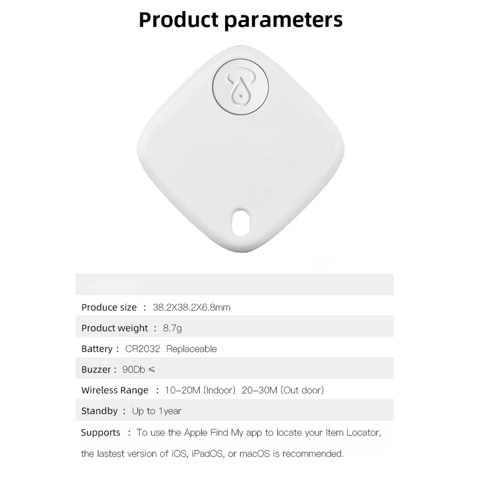 GPS Tracker ZK30 Tile Mate Bluetooth-compatible Key Finder Locator Anti-Lose Tracking Device Car Gps Tracker Dog Collar gps tracker gps locator key finder anti lost tracker bluetooth tracker bluetooth gps tracker bluetooth finder