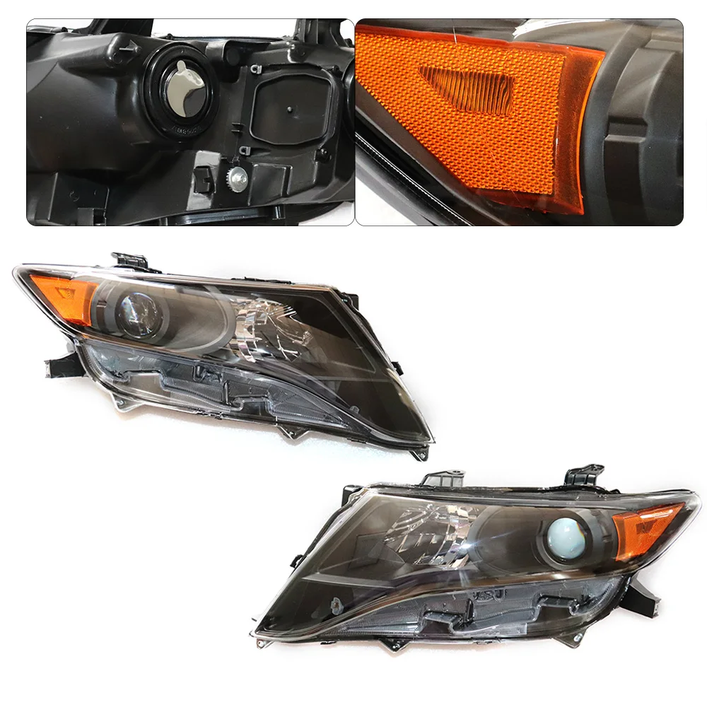 

For Toyota Venza 2009-2016 Front Headlight Headlamp Assembly Halogen Lamps Driver Left Side & Passenger Right Side