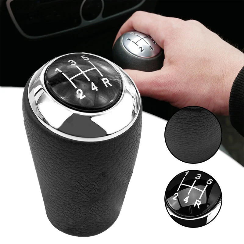 5 Speed Manual Stick Gear Shift Knob Lever Shifter Head Handball For