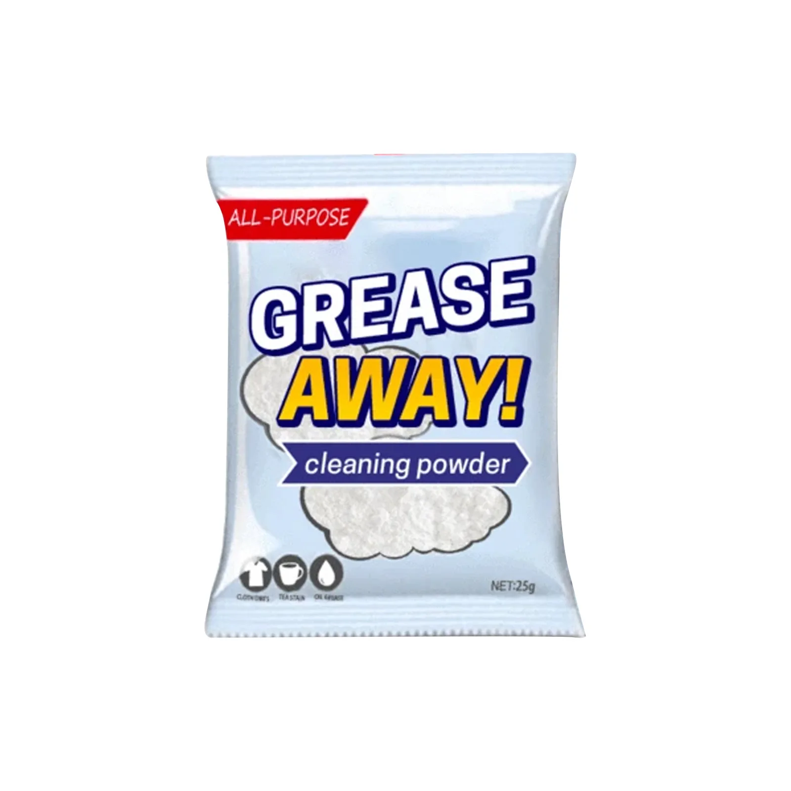 Kitchen decontamination powder cleaner foreign trade cross-border kitchen utensils oil stain cleaning stains oil stain stainless
