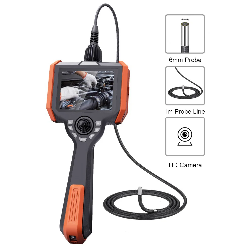 Customized Bore hole inspection borescope, optical fiber 6mm 360