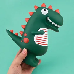 Tirelire en forme de dinosaure vert, jouet Kawaii, pour filles et garçons, décoration de la maison, cadeaux d'anniversaire pour petites amies et enfants, nouvelle collection 