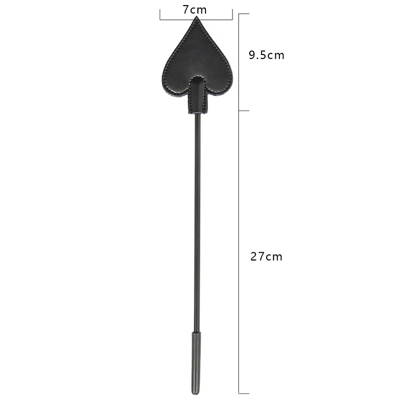 Premium PU Leather Equestrian Training Paddle and Whip