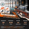 P90 New Color! Electric Gel Gun Explosive Gun - Transparent Black, Fully Automatic Splash Ball Toy Gun, Suitable for Outdoor Activities - Outdoor Shooting Team Game 3