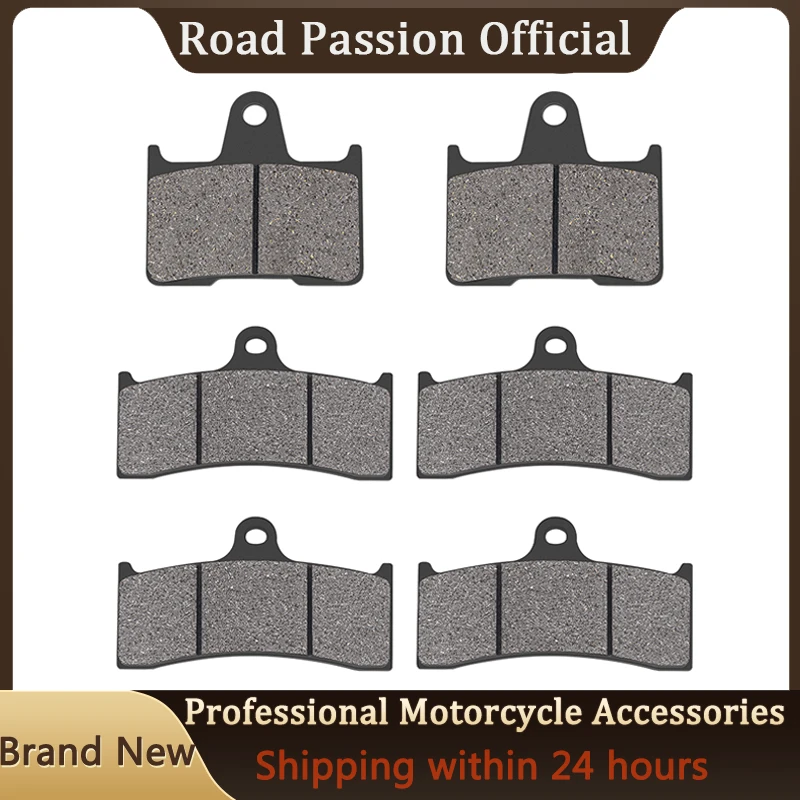 

Road Passion Motorcycle Front and Rear Brake Pads for KAWASAKI ZX-7RR ZX750 ZX 750 ZX7RR ZX7 RR 1996 1997 1998 1999 FA424 FA254