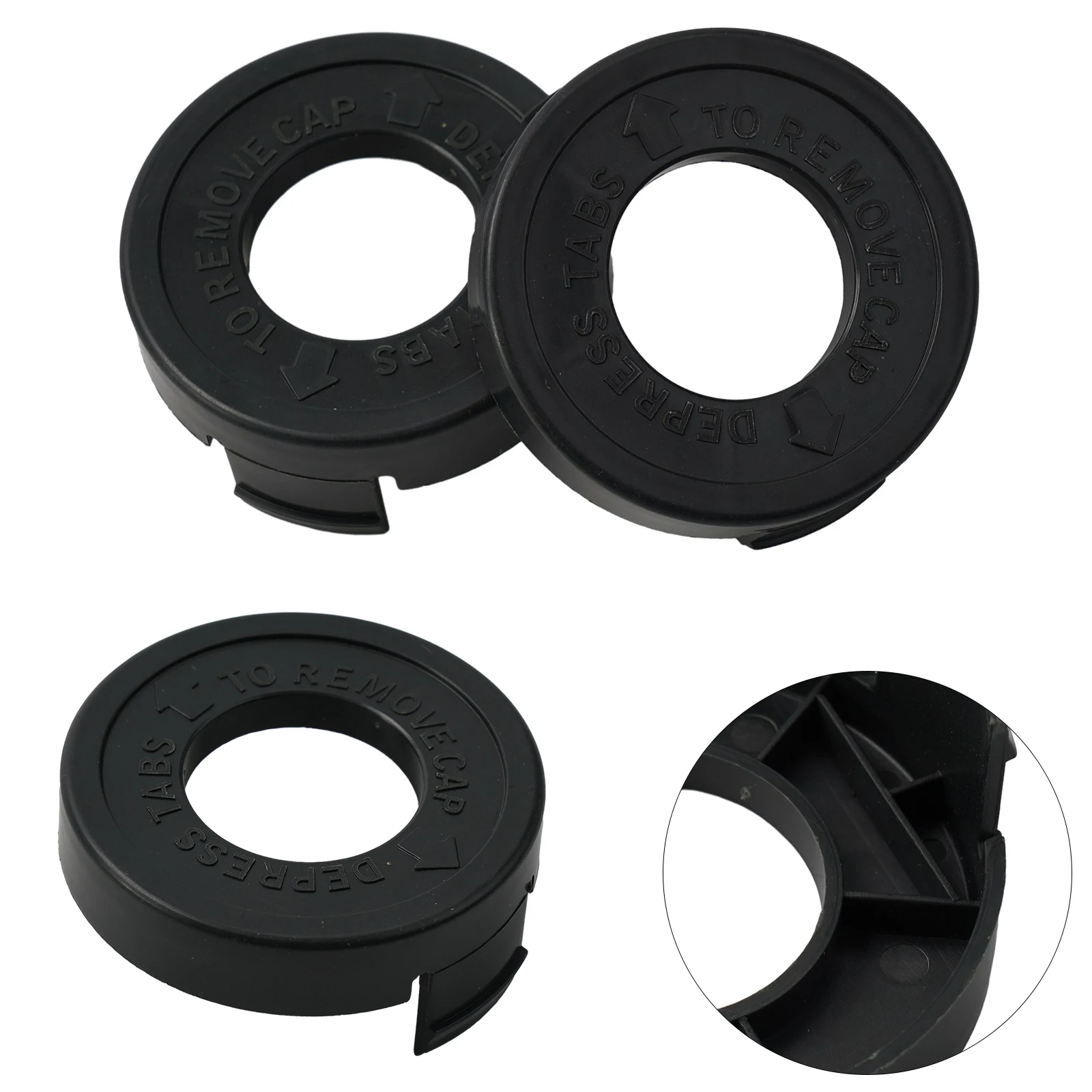 

3pcs Spool Cover For Black&Decker ST4500 Lawn Mower Parts Replacement String Trimmer Bump Cap Garden Tool Accessories