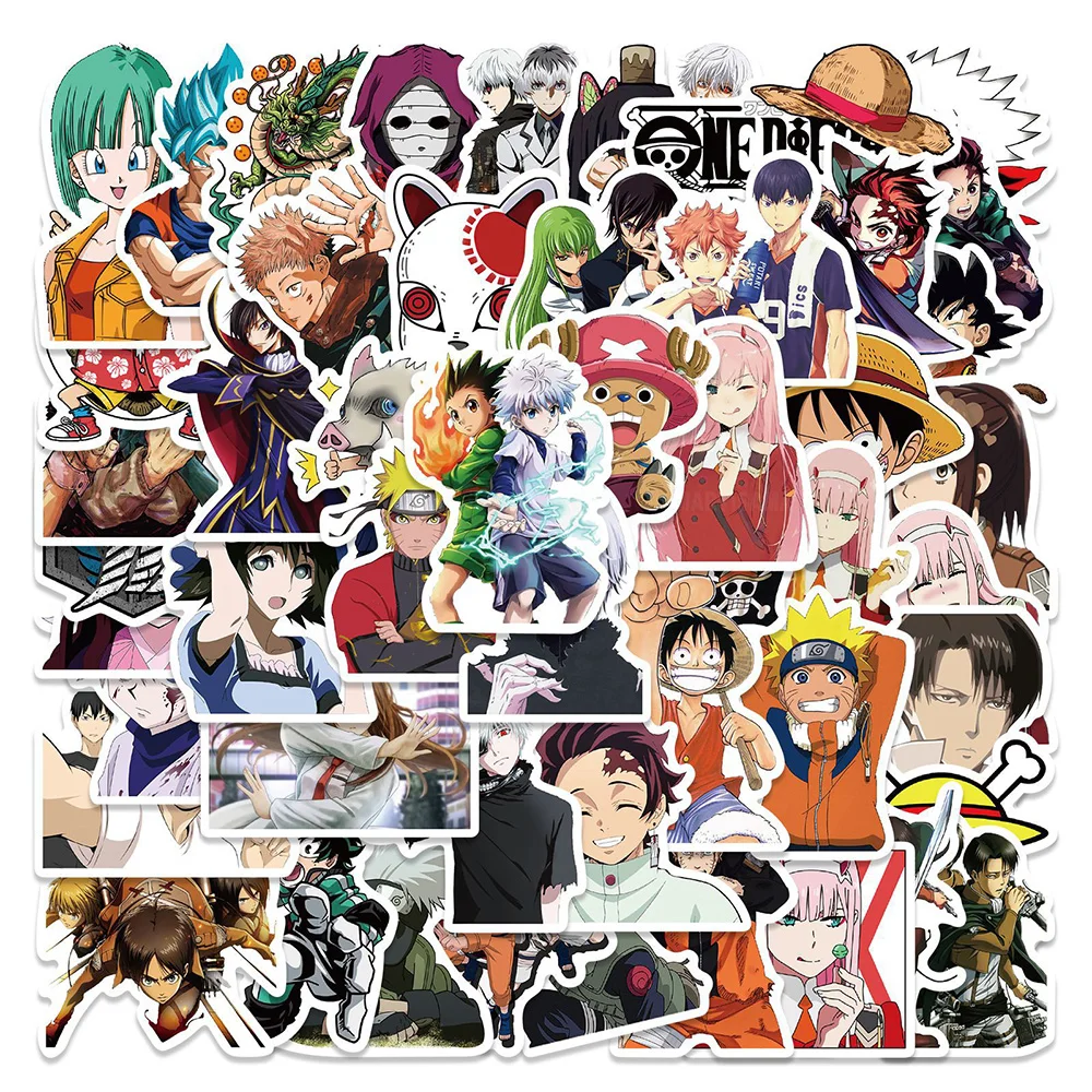 

10/30/50pcs Kawaii Chopper Luffy Anime Stickers ONE PIECE Anime Sticker Car Bike Motorcycle Laptop Skateboard Decal Toys Gift