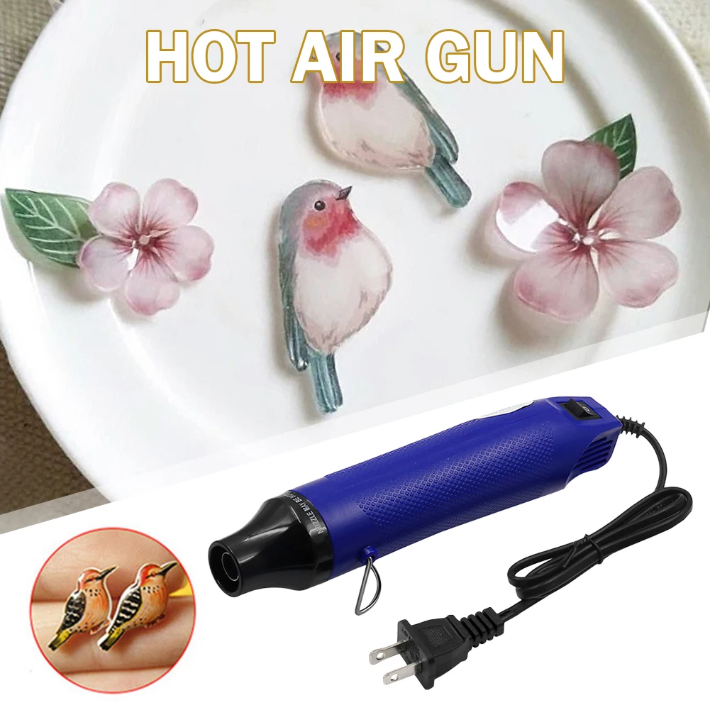 110V Mini Heat Gun 300W Hot Air Gun Heating Thermal Blower Electric Power Hot Dryer for Soldering Crafts Shrink Tubing Wrapping hot air gun,heat gun,mini hot air gun