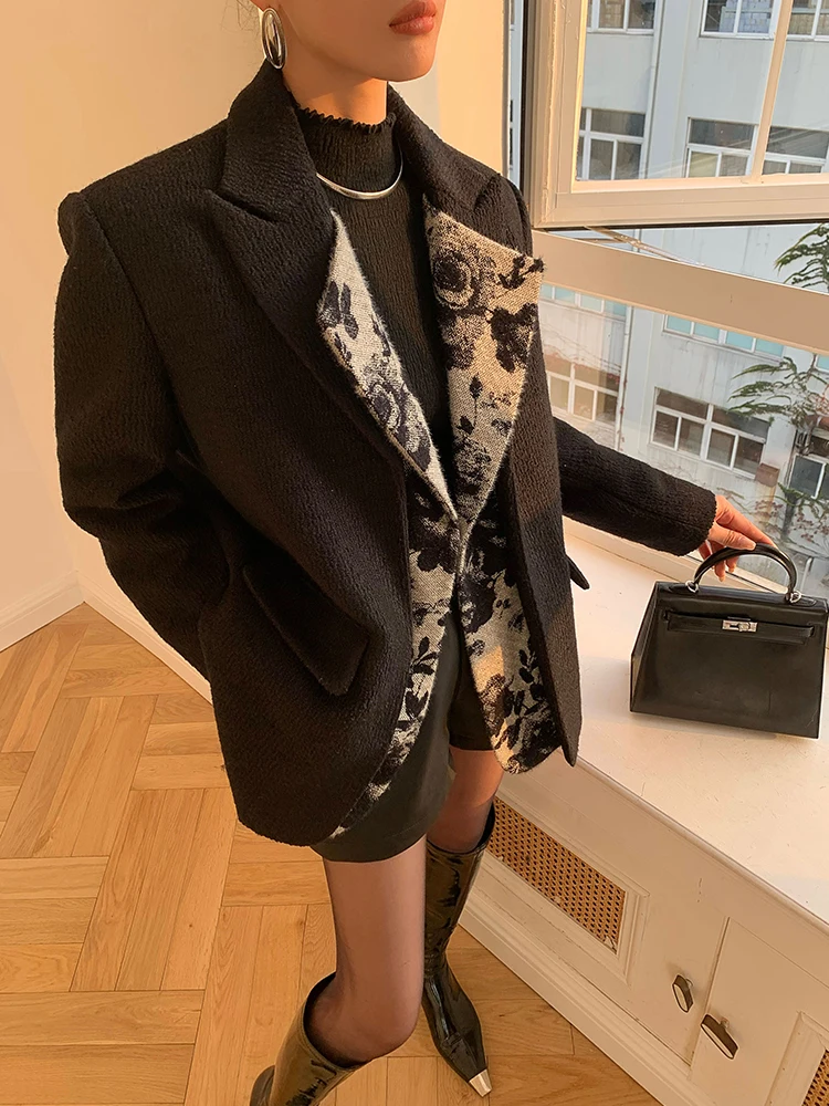 Рисунок 5 - Черные дизайнерские пуховые блейзеры