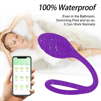 Wireless APP Control Vibrating Egg Vibrator Wearable Panties Vibrators G Spot Stimulator Vaginal Kegel Ball Sex Toy For Women 2