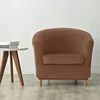 Velvet Sofa Cover Single Sofa Cover for Living Room Elastic Solid Color Armchair Slipcover for Bar Home Counter with Seat Covers 3