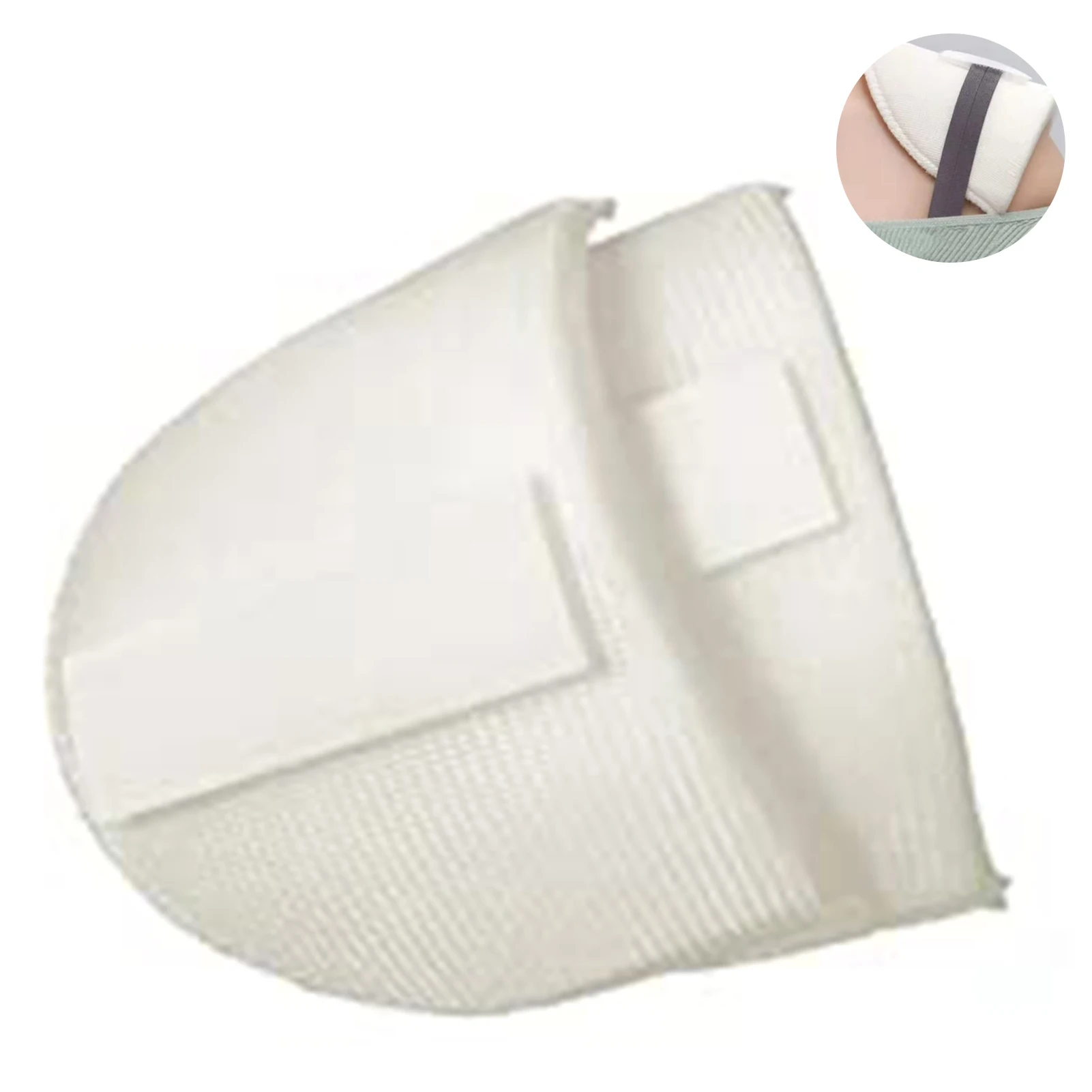 1pair Invisible Push Up Sewing Accessories Soft Blazer Self Adhesive Sponge Shoulder Pads For Women Clothes Craft DIY Reusable