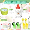 Mini Cartoon Animal Food Toothpicks Condiment Squeeze Bottles Reusable Condiments Containers Outdoor Tableware Cooking Supply 2