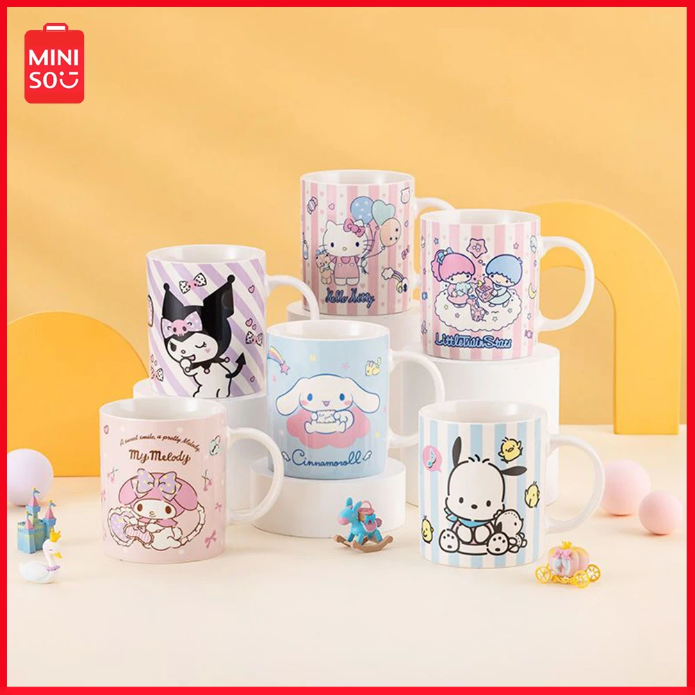

New Hellokitty Ceramic Mug Cartoon Mug Sanrio Water Cup Kuromi Tea Cup Office Home Coffee Cup Cute Milk Cup Girls Holiday Gift
