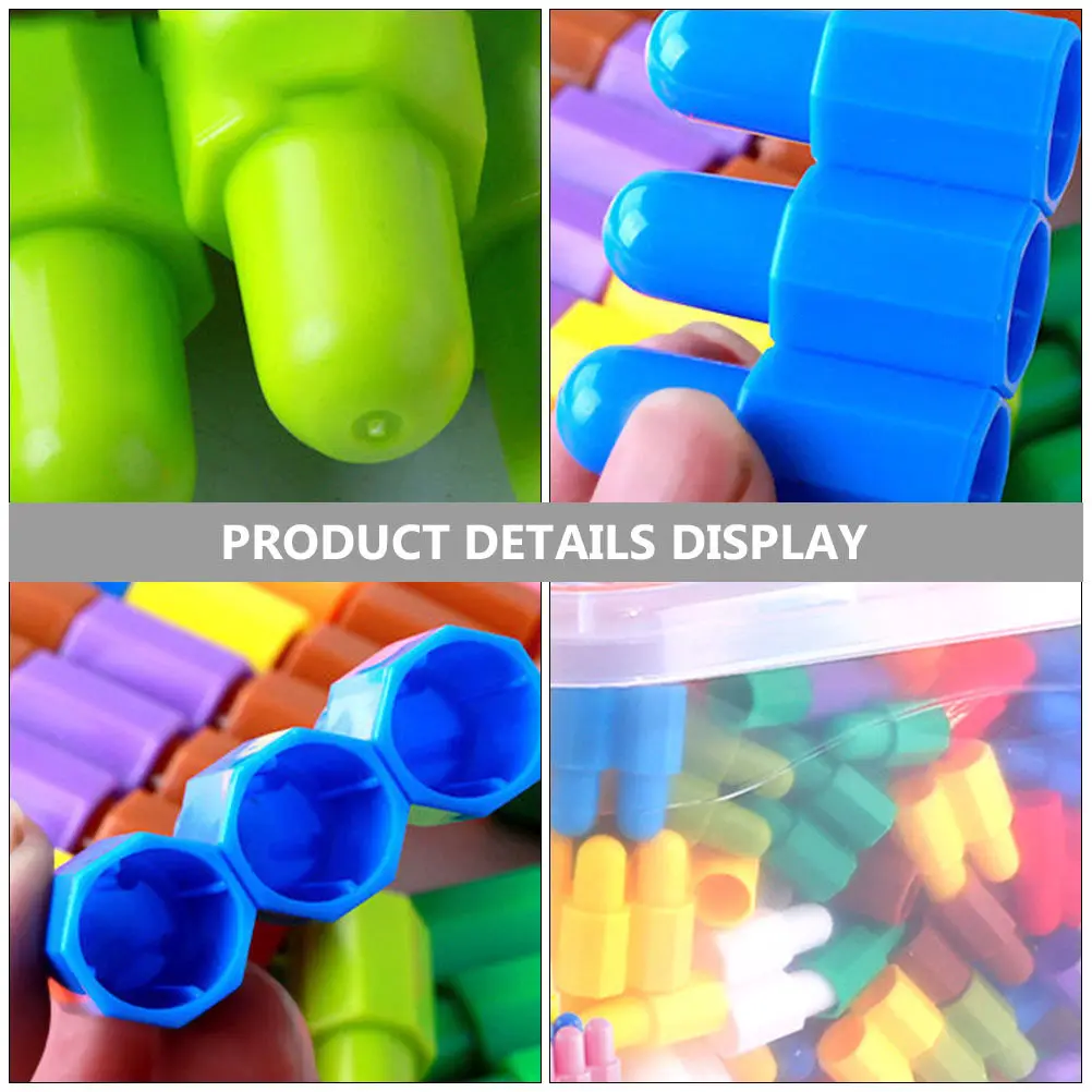 1세트 총알 모양 다채로운 창의력 개발 조기 교육 인지 논리력 향상 놀이 세트 (어린이용)