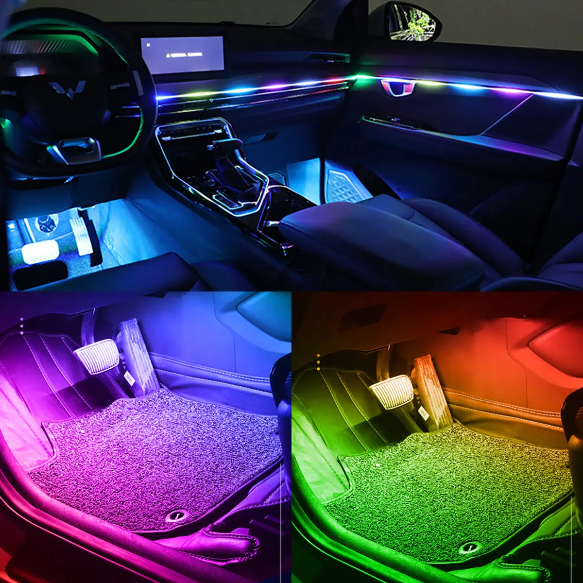 รูปสินค้า LED Strip ตกแต่งบ้าน 110-140 ซม. ไฟ RGB สีสันสดใส