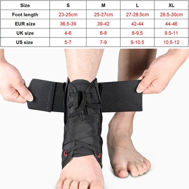 Sports Ankle Weights Support Bandage Soccer Braces Protector Orthosis Safety Fitness Tie Shoelaces Compression Sprain Prevention 6