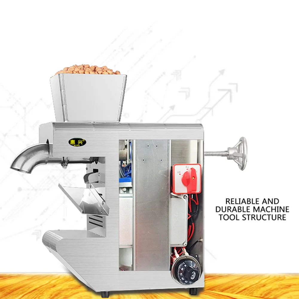 Automatic Stainless steel oil press,cold oil machine,home presser, Sunflower olive extractor