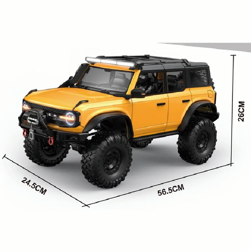 Huangbo R1001 brand-new upgraded three Ford Fierce Horse/herdsman 1:10 climbing car, off-road vehicle toy gift. 5